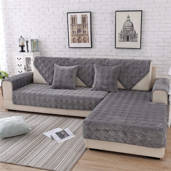 OstepDecor Other - Dark Grey Quilted Furniture Protector One Piece